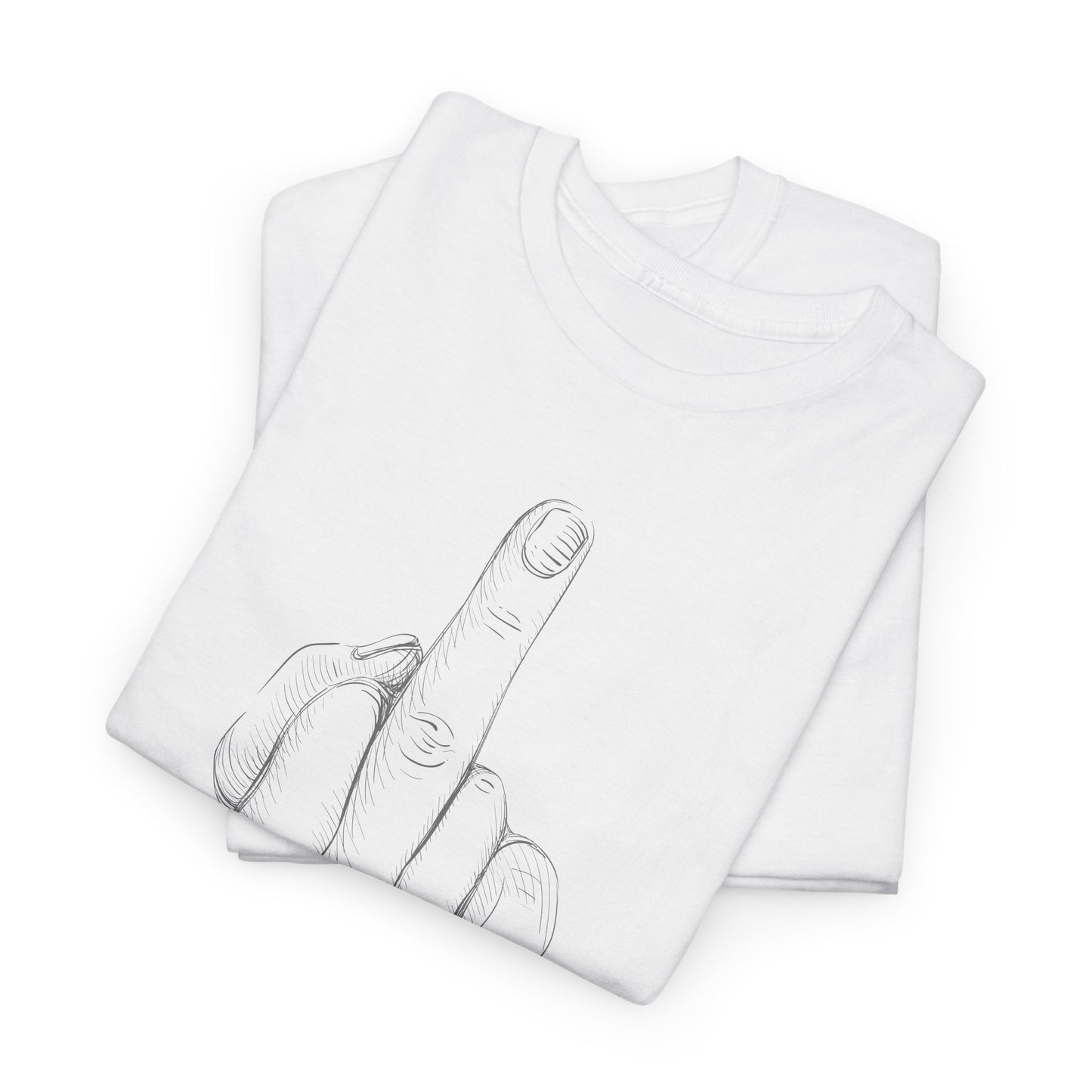 Middle Finger T-Shirt - Bold Gesture Tee