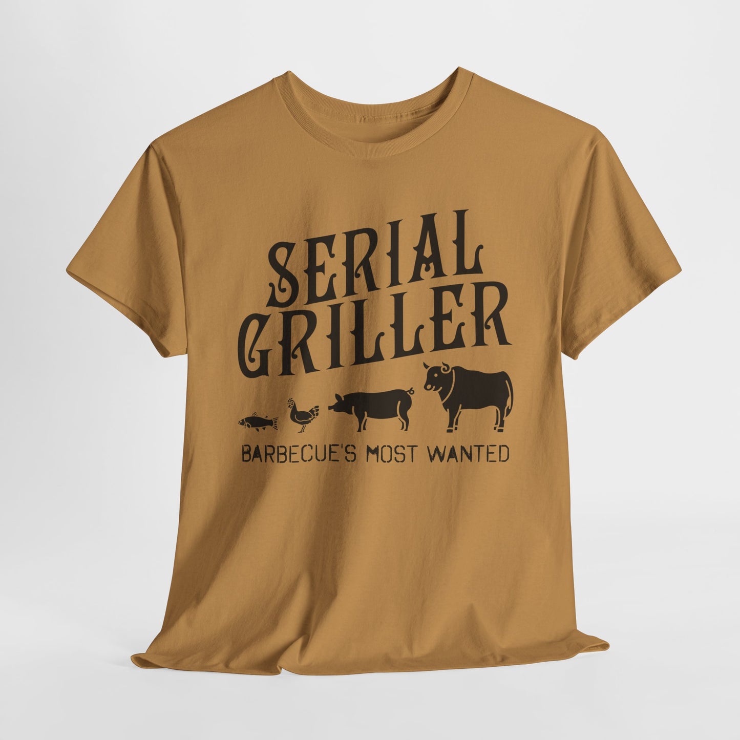 Serial Griller BBQ T-Shirt - Barbecue Graphic Tee