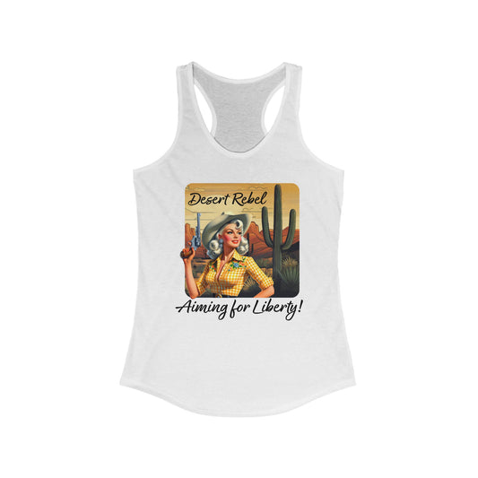 Desert Rebel Retro Cowgirl Tank Top