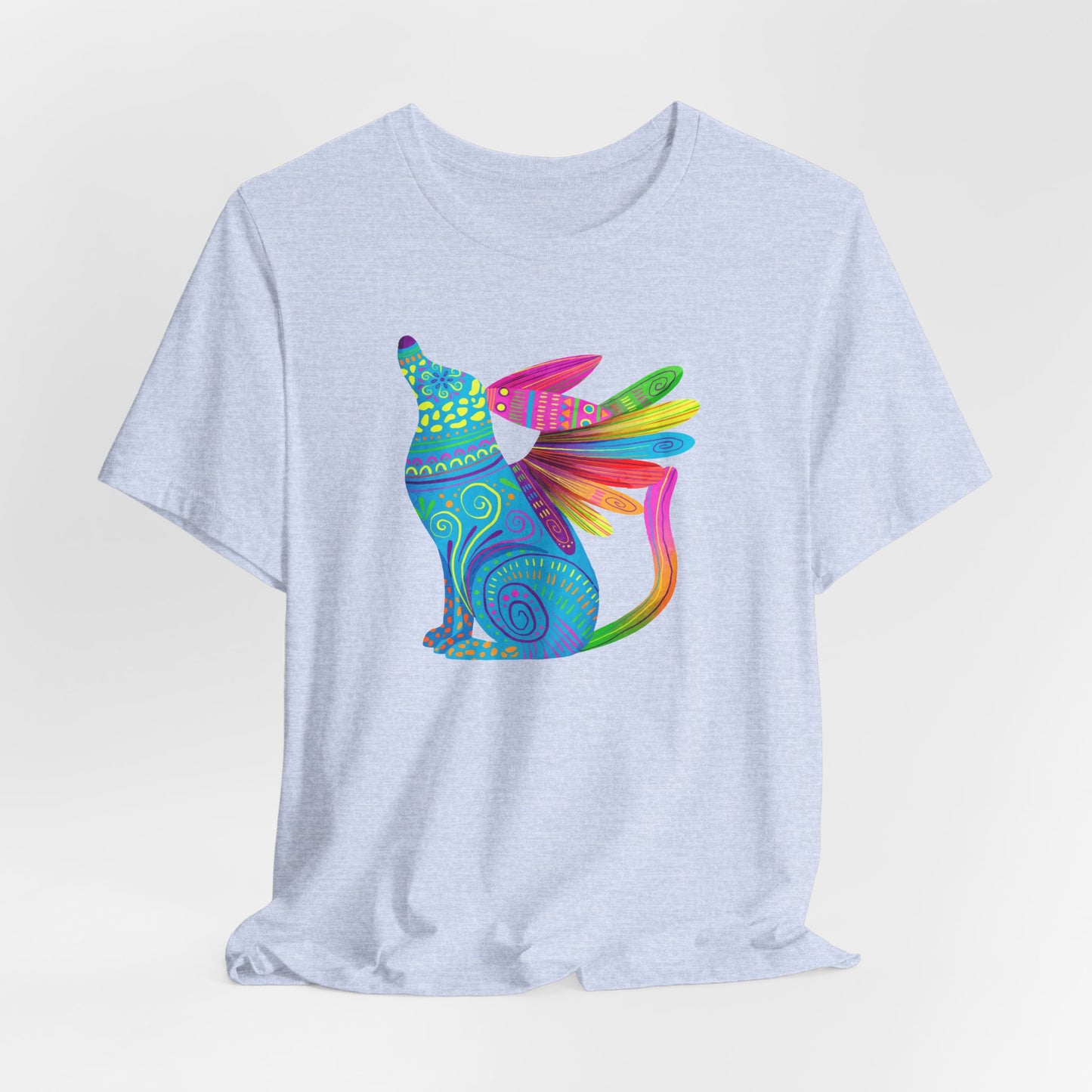 Winged Dog Mexican Folk Art Tee