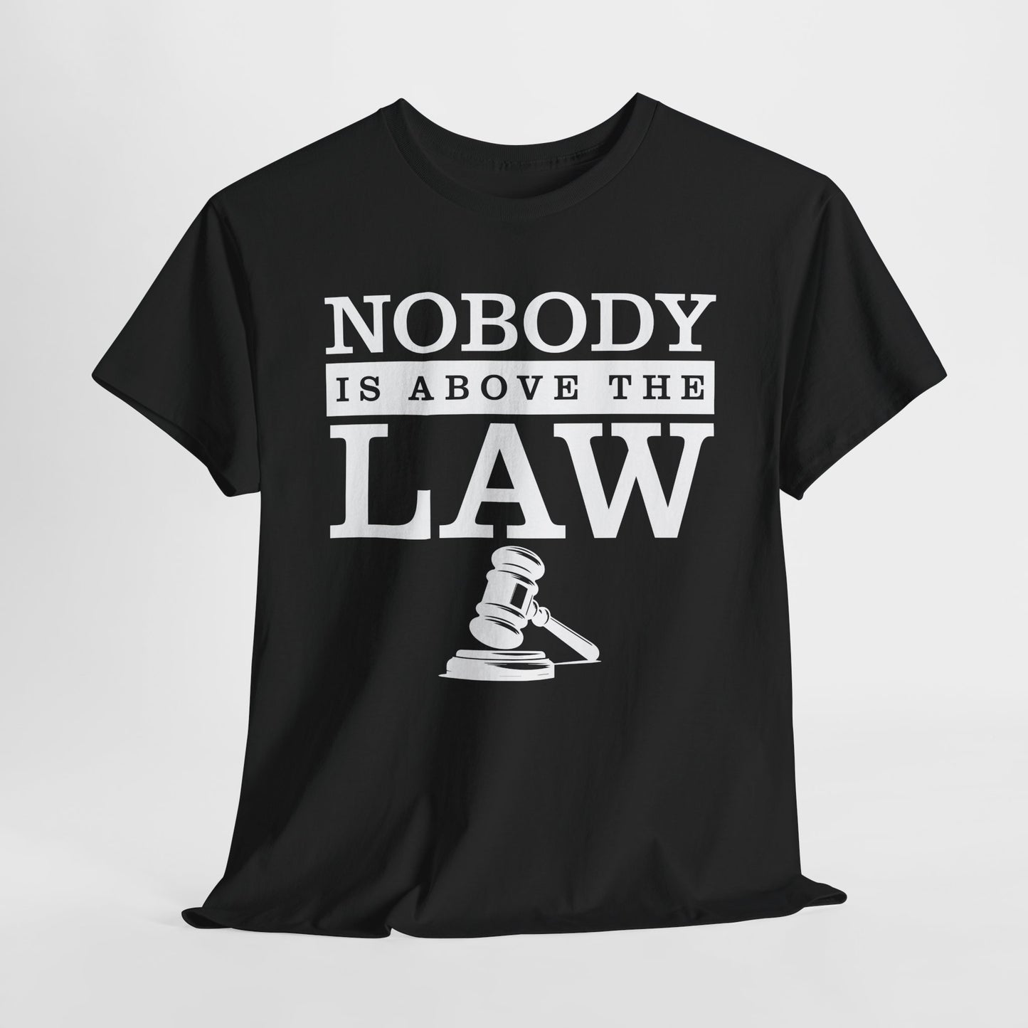Nobody is Above the Law T-Shirt - Justice Graphic Tee