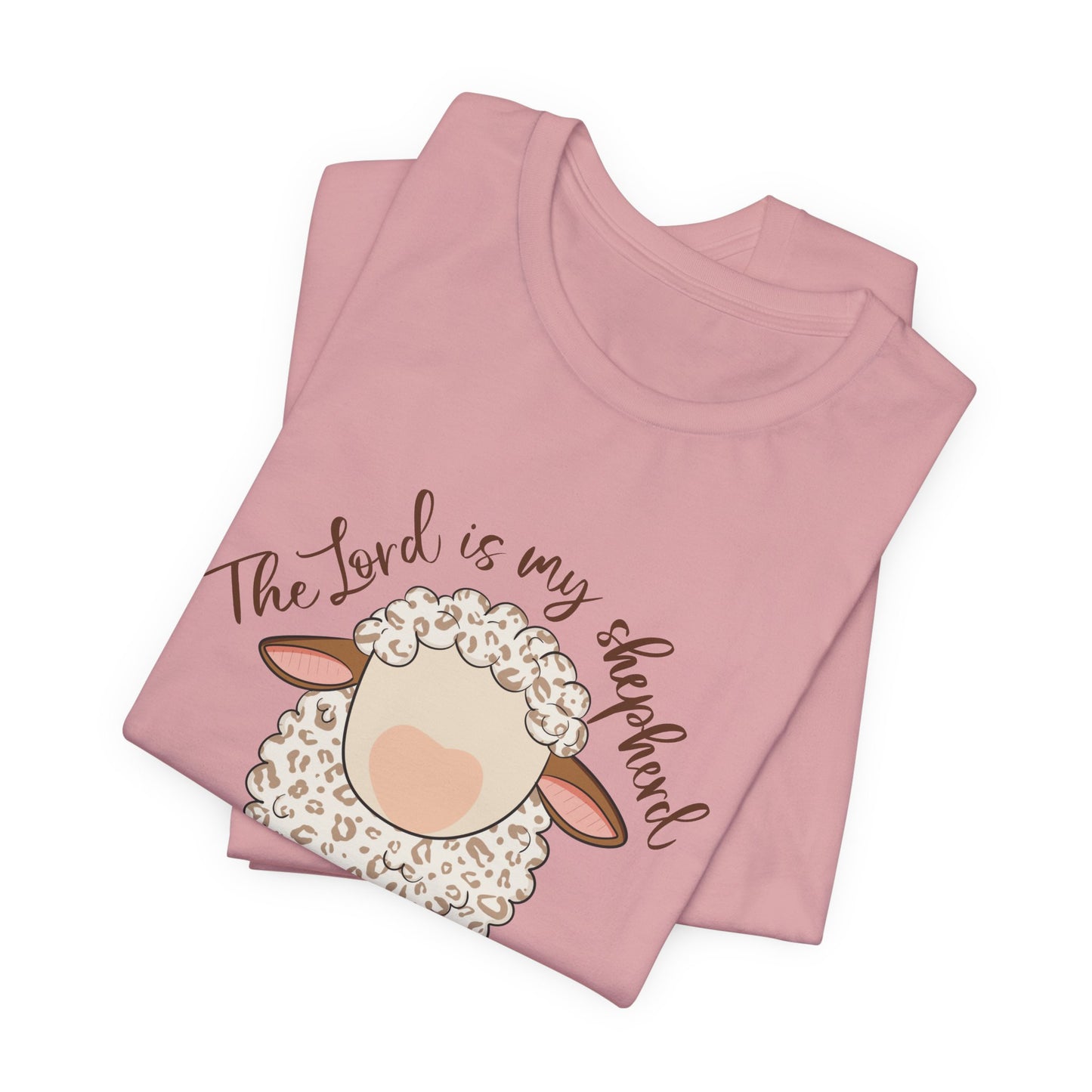 Cute Christian Sheep Tee - "The Lord is My Shepherd" T-Shirt