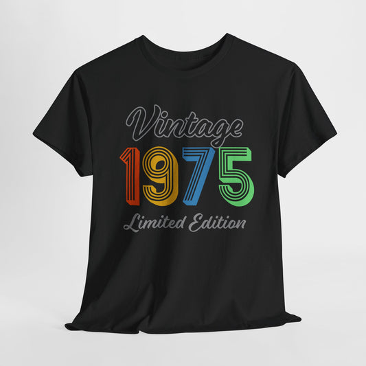 Vintage 1975 T-Shirt For Limited Edition TShirt For Class Reunion T Shirt For Birthday Shirt For Birthday Gift For Graduation TShirt