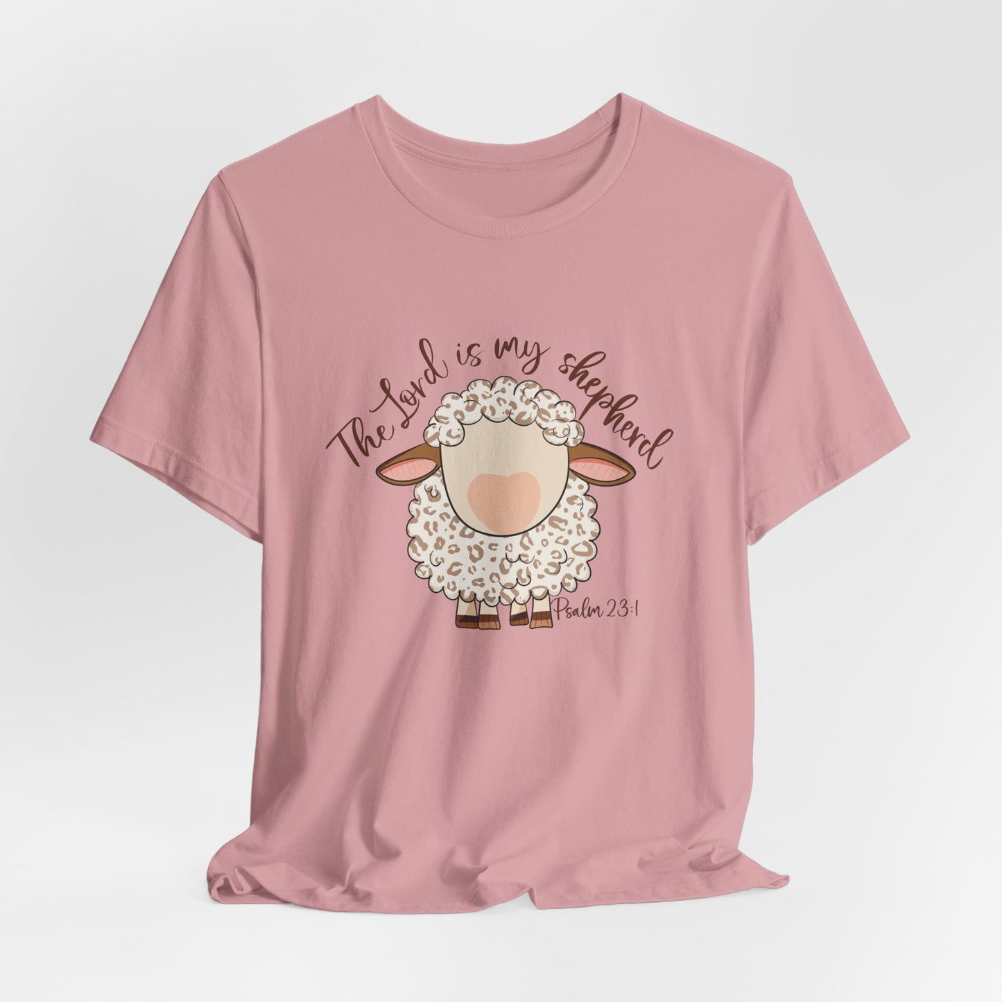 Cute Christian Sheep Tee - "The Lord is My Shepherd" T-Shirt
