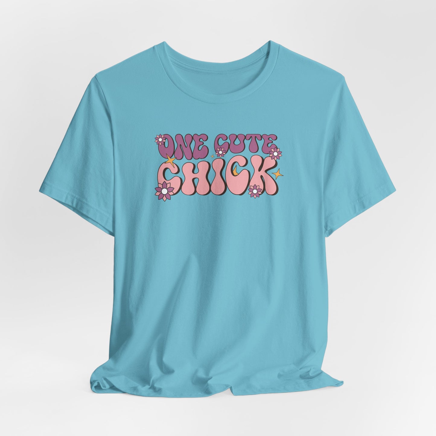 One Cute Chick T Shirt - Retro Graphic Tee