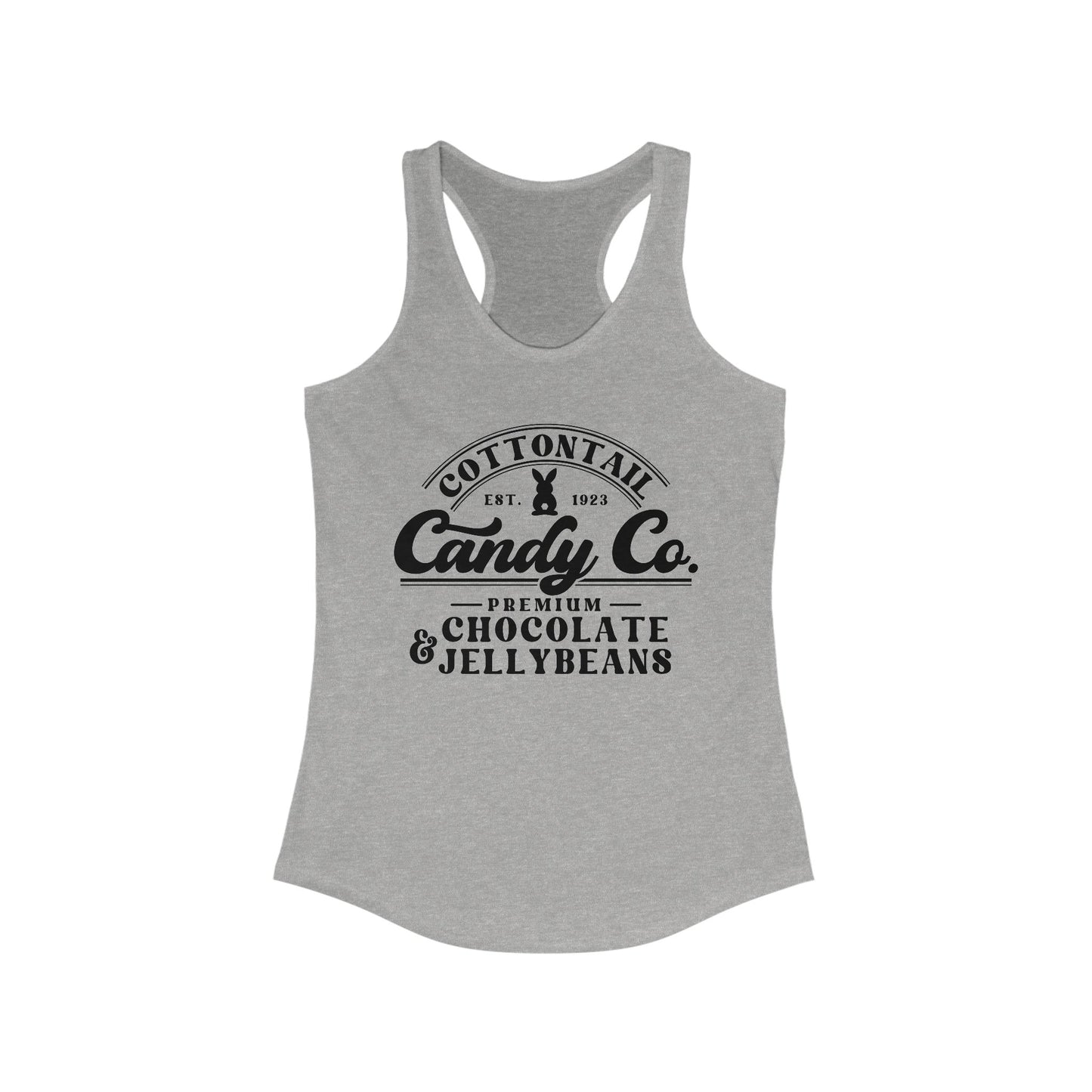 Cottontail Candy Co. Tank Top - Chocolate Jelly Bean Graphic Tank