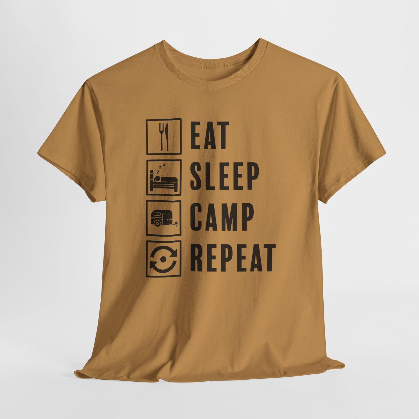 Eat Sleep Camp Repeat T-Shirt
