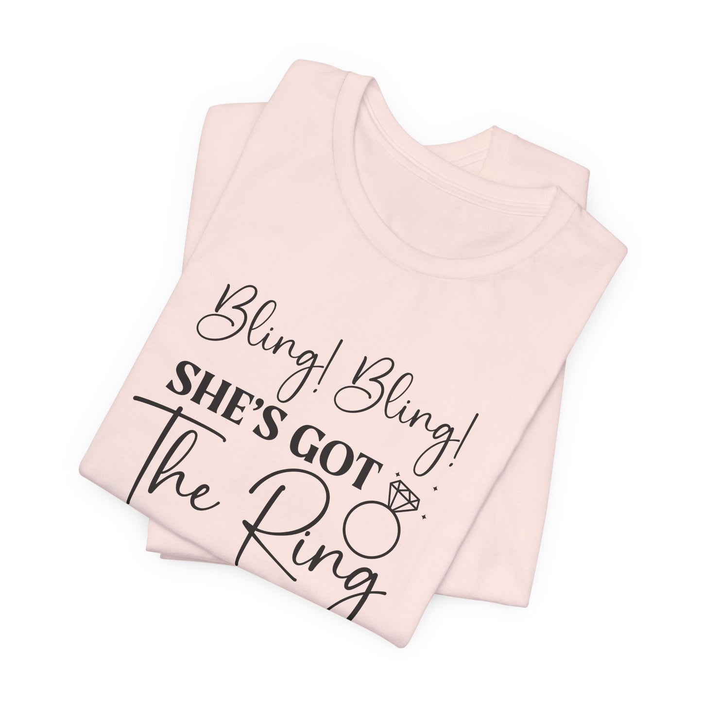Bling Bling Bachelorette T-Shirt For Brides Maid T Shirt For Wedding Party TShirt