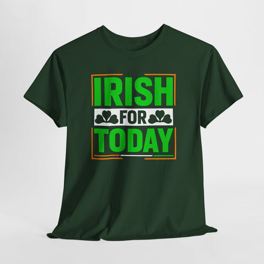 Irish For Today T-Shirt For St Patricks Day T Shirt For St Paddy's Day TShirt