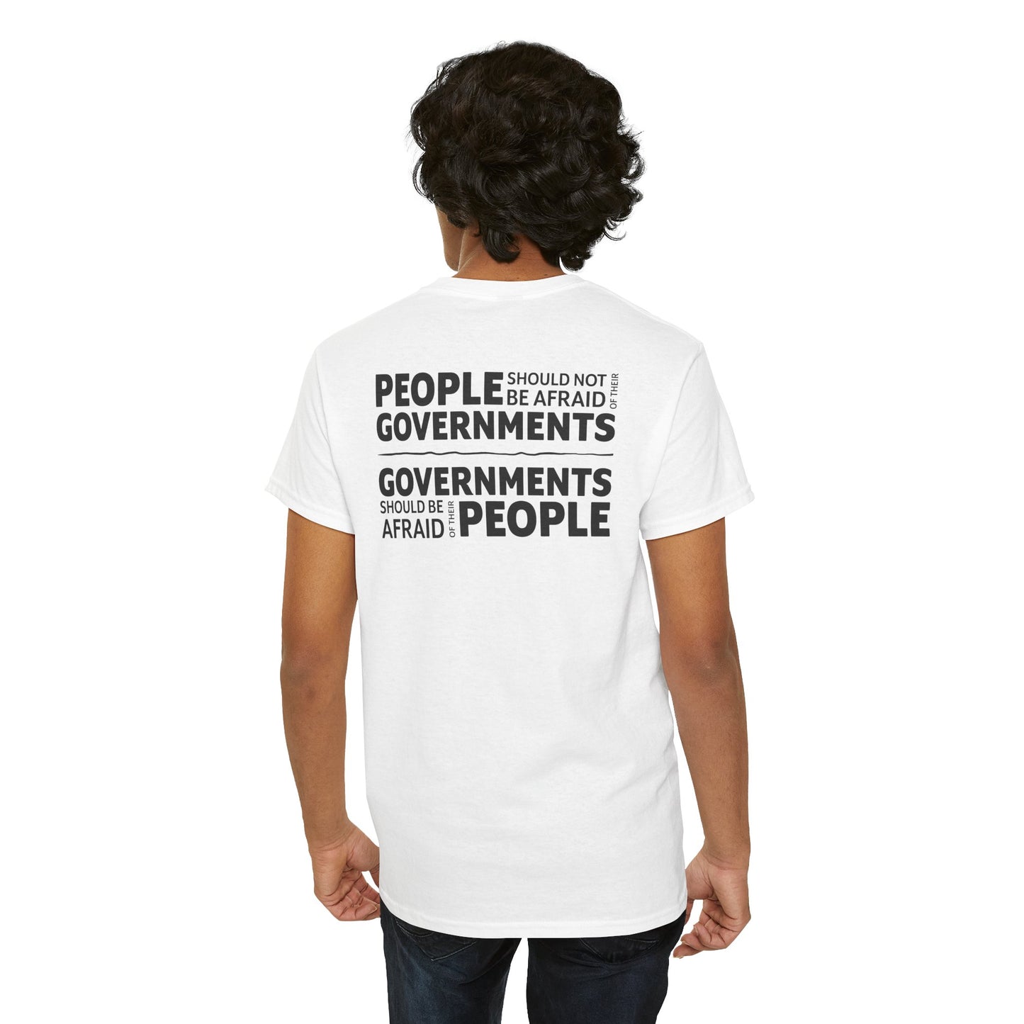 Guy Fawkes Quote T-Shirt - People vs Government Tee