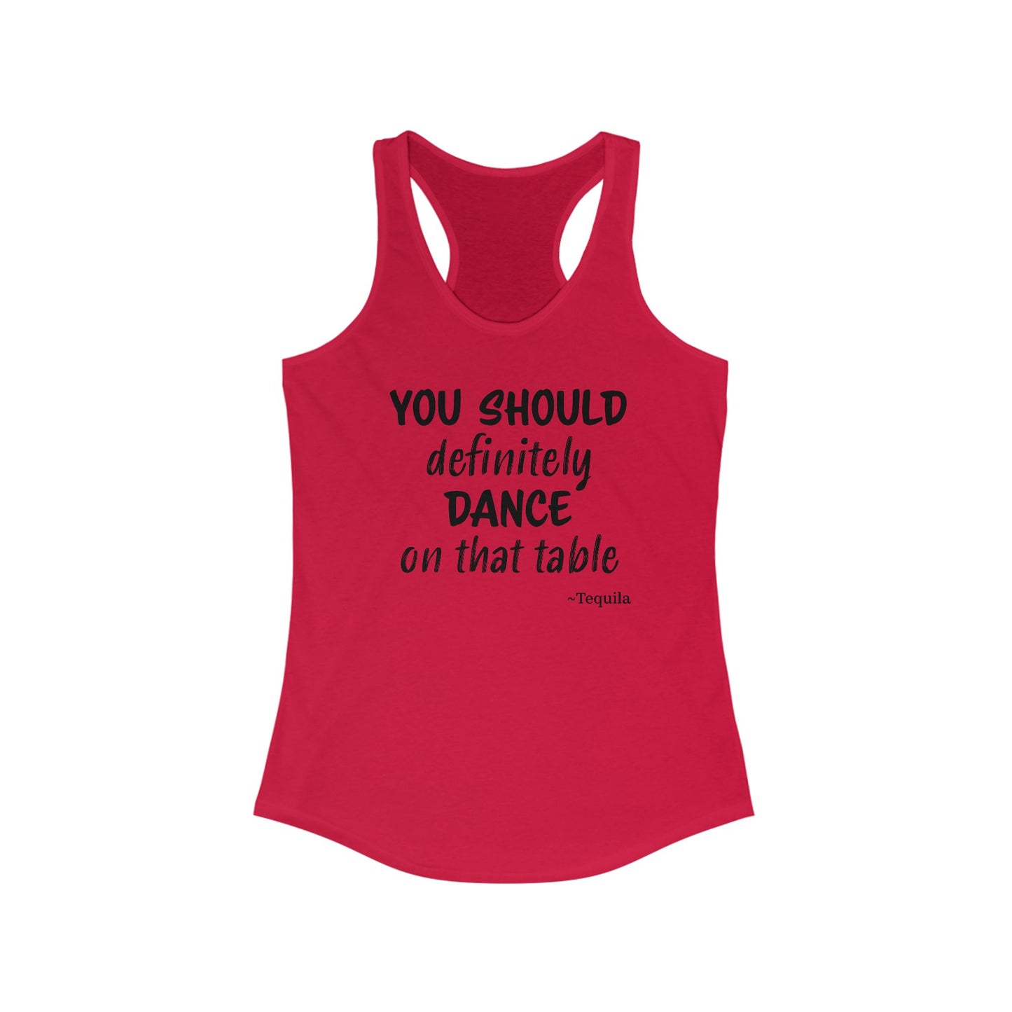 Tequila Dance Tank Top - Funny Graphic