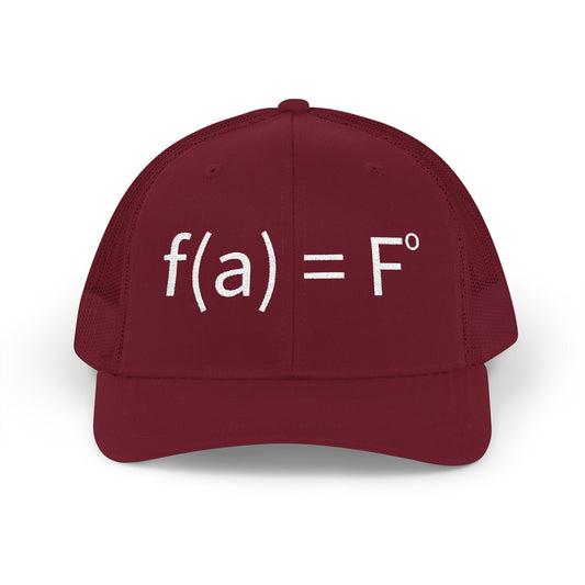 FAFO Equation Snapback Trucker Cap