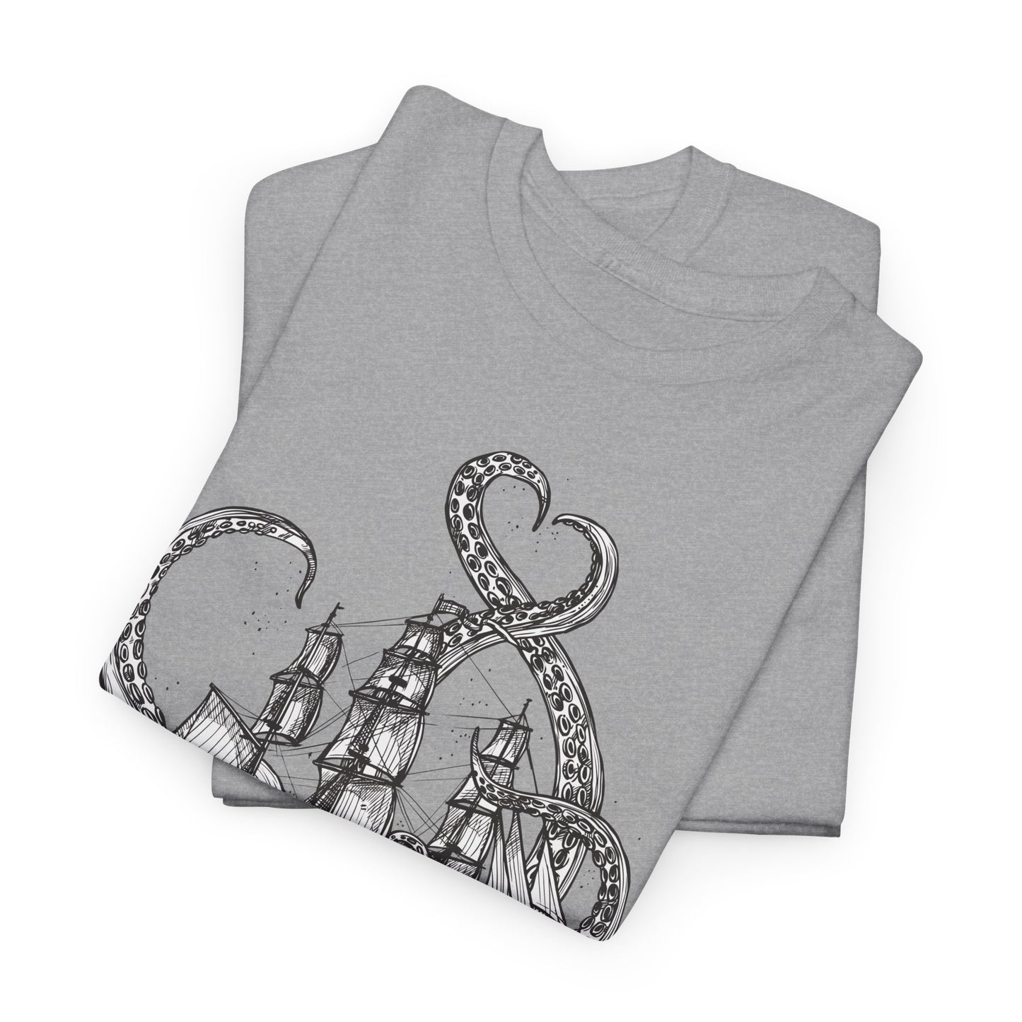 Release The Kraken T-Shirt - Political Ship & Kraken Tee