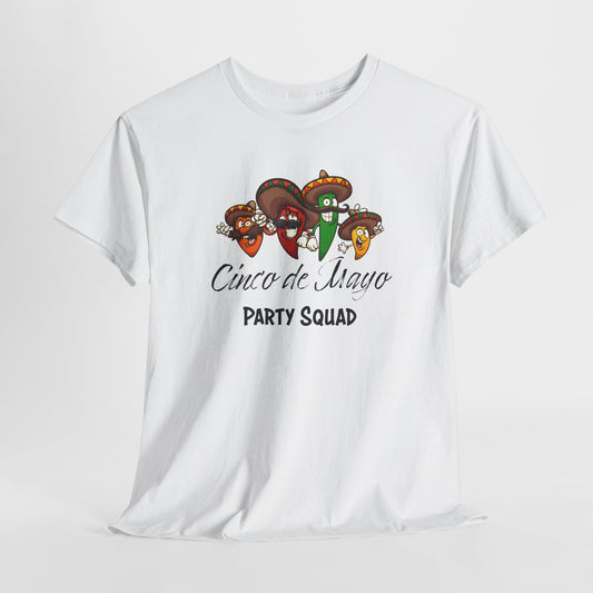 Cinco de Mayo Party Squad Chili Tee