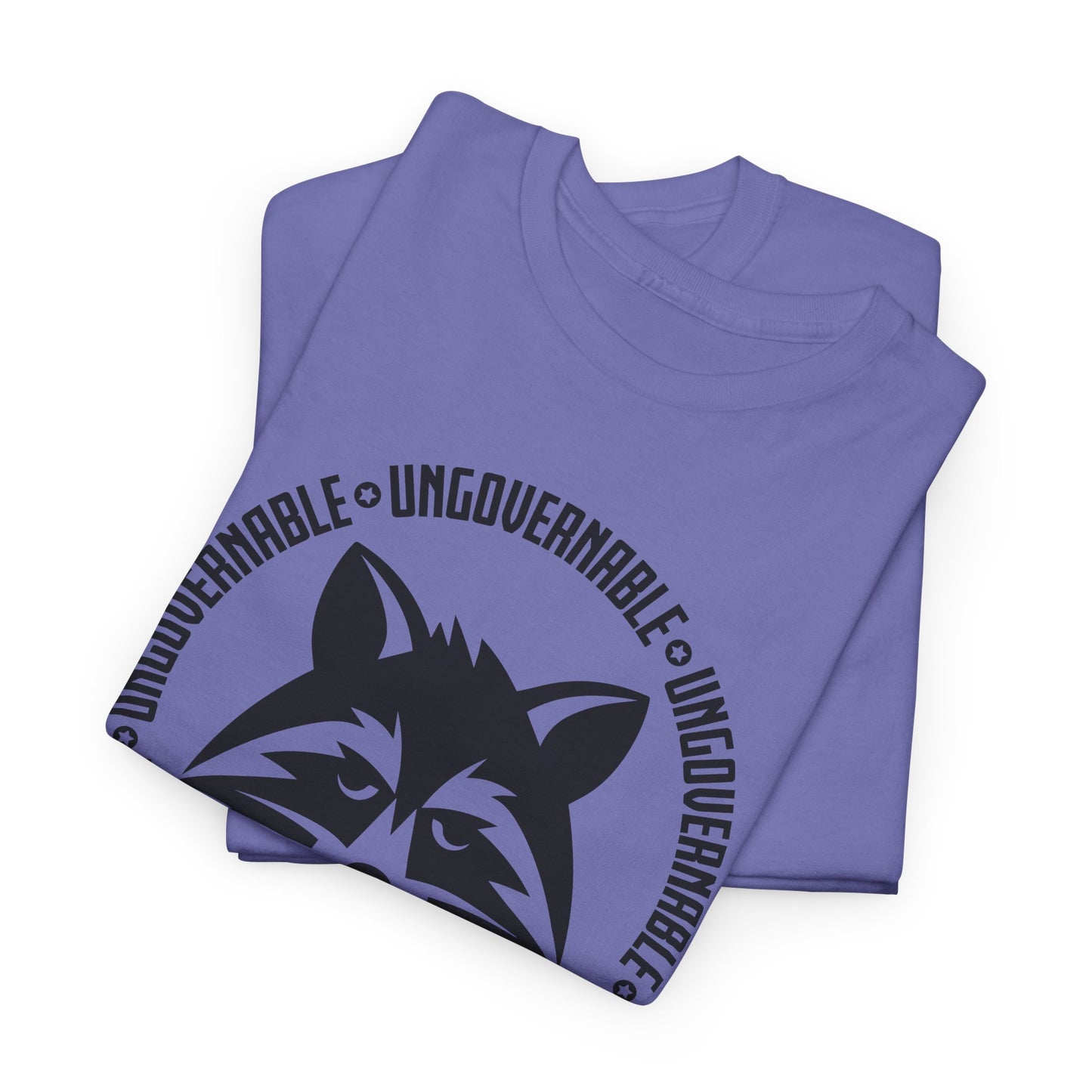 Ungovernable Raccoon T-Shirt - Rebellious Graphic Tee
