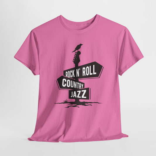 Rock 'n' Roll Country Jazz Road Sign Tee