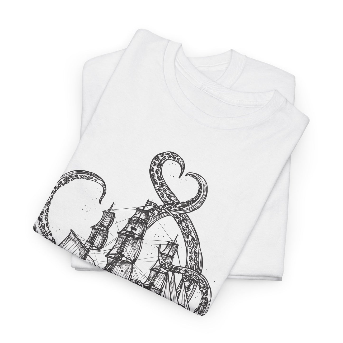 Release The Kraken T-Shirt - Political Ship & Kraken Tee