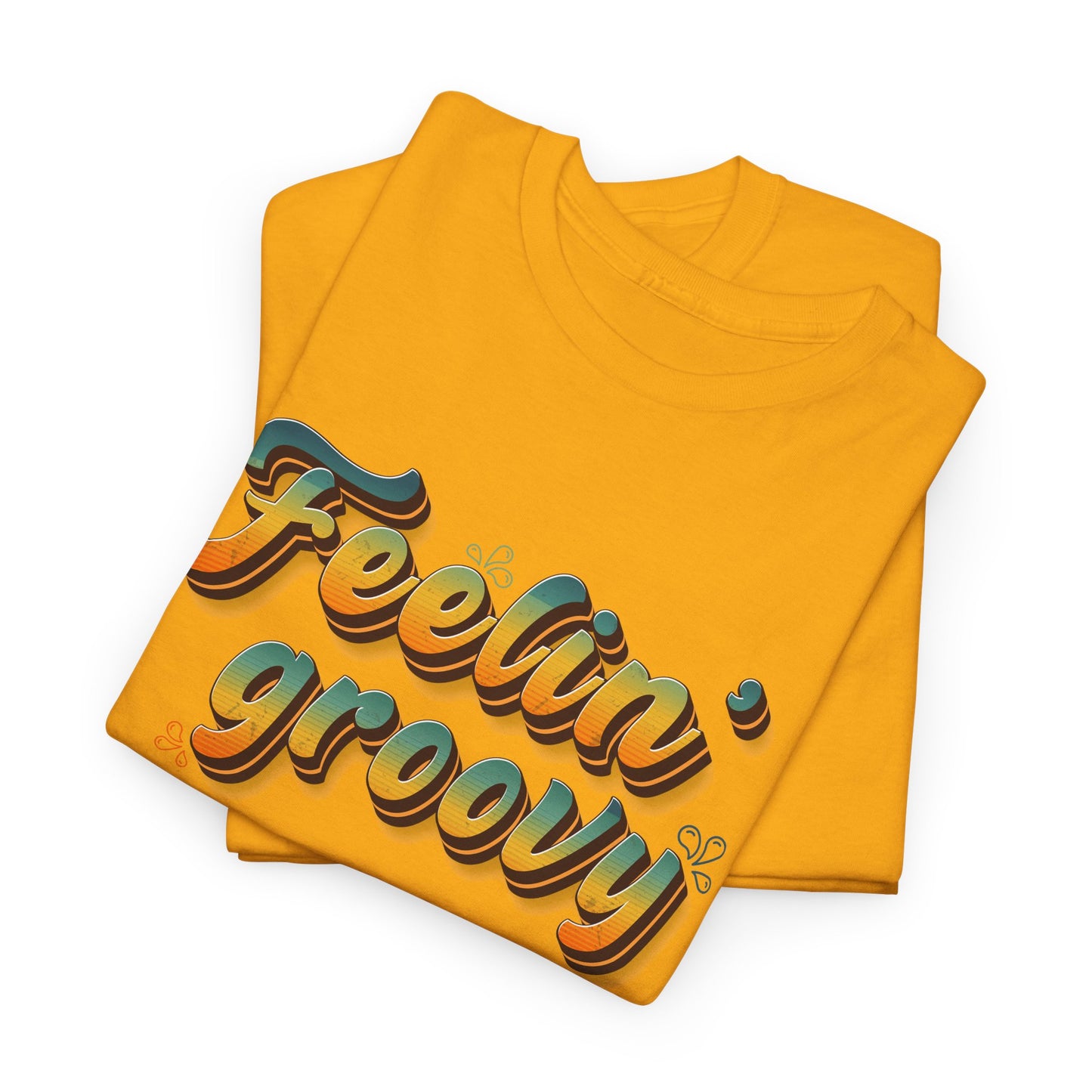 Feeling Groovy Retro T-Shirt - Seventies Vibe