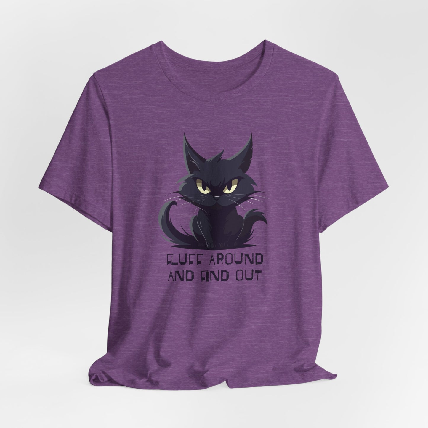 Fluff Around and Find Out T-Shirt - Angry Cat Tee
