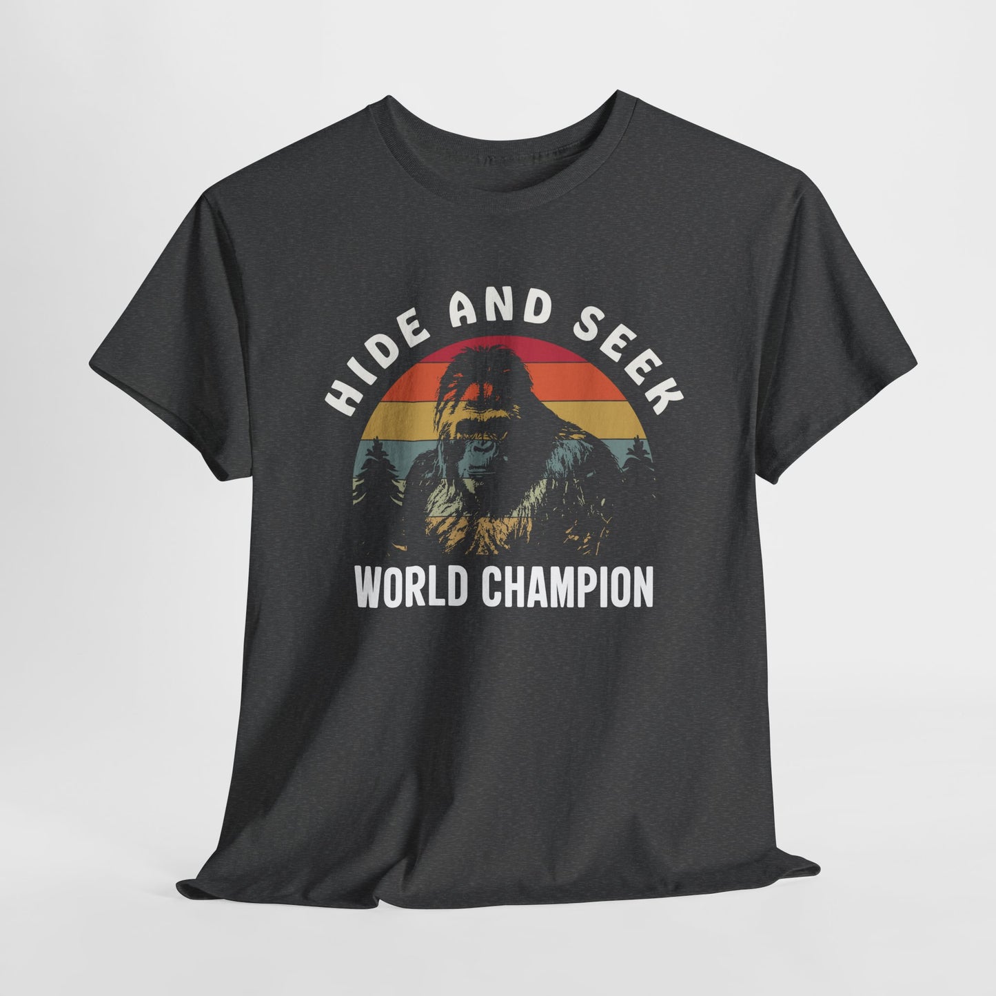 Hide and Seek Champion T-Shirt - Bigfoot Graphic