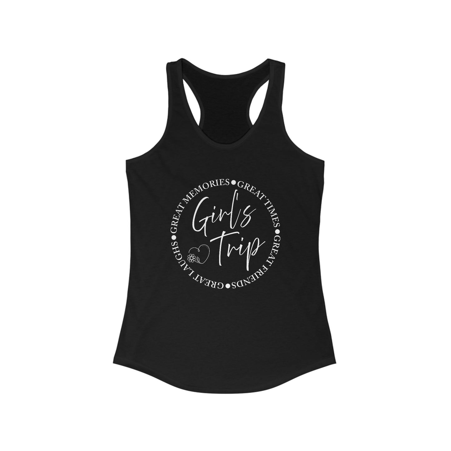 Girls Trip Racerback Tank Fun Vacation Top for Women