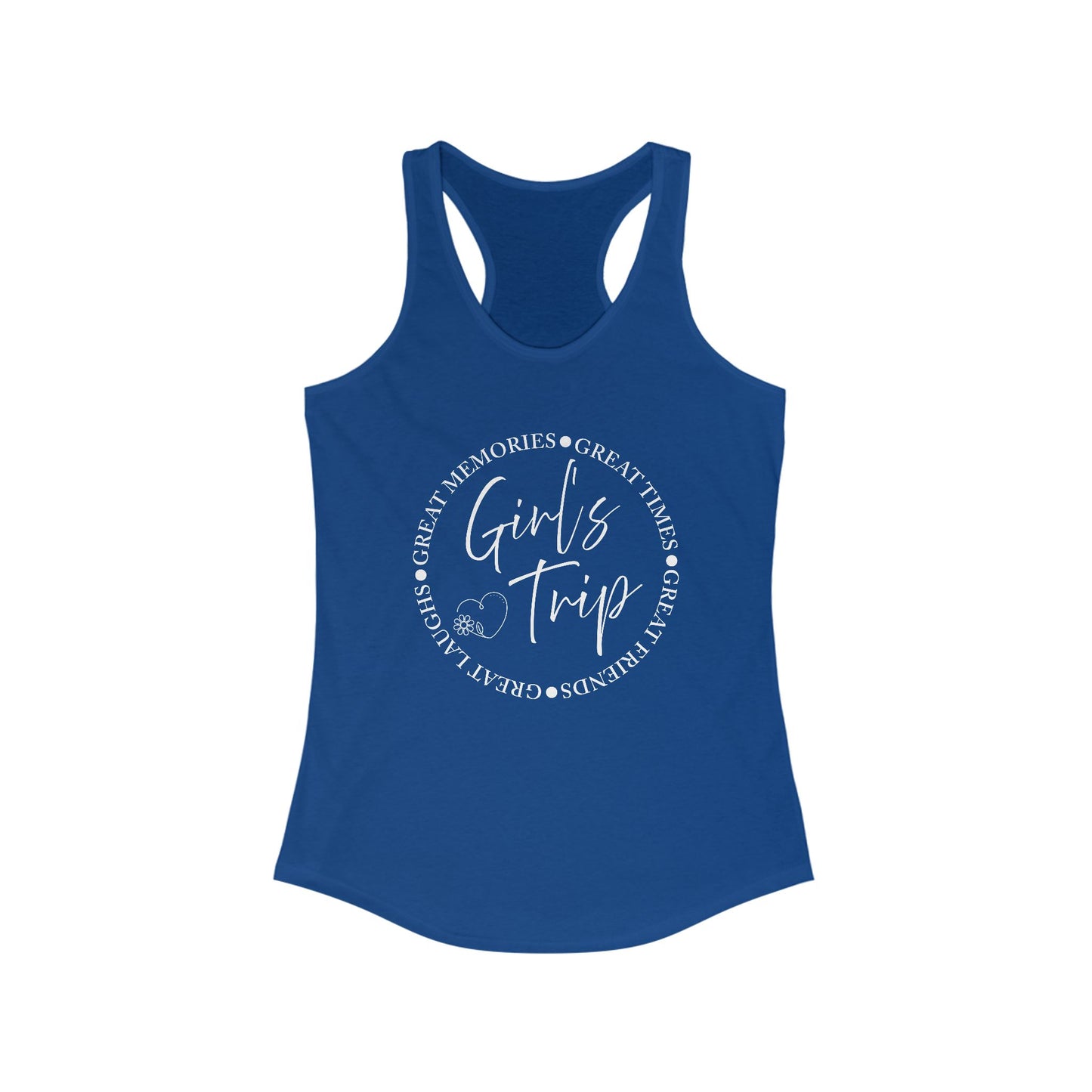 Girls Trip Racerback Tank Fun Vacation Top for Women