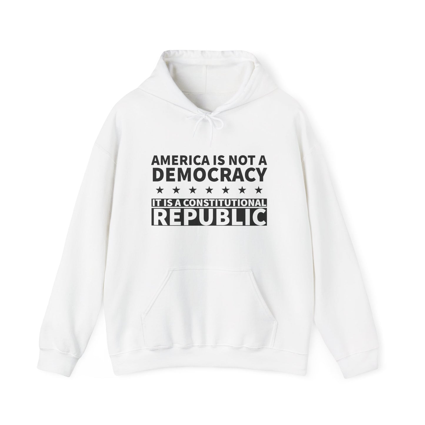 America Constitutional Republic Statement Hoodie