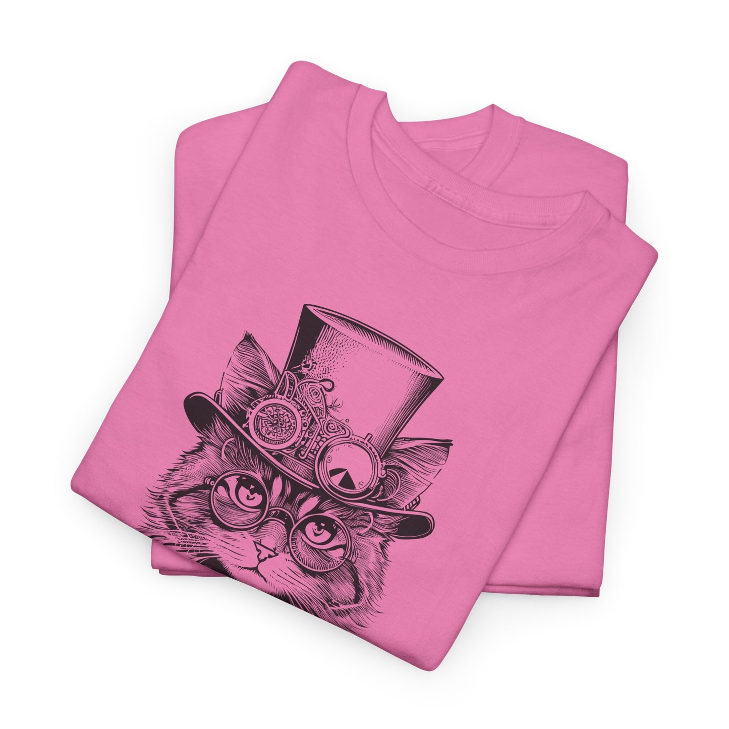Steampunk Lady Cat T-Shirt - Victorian Tee