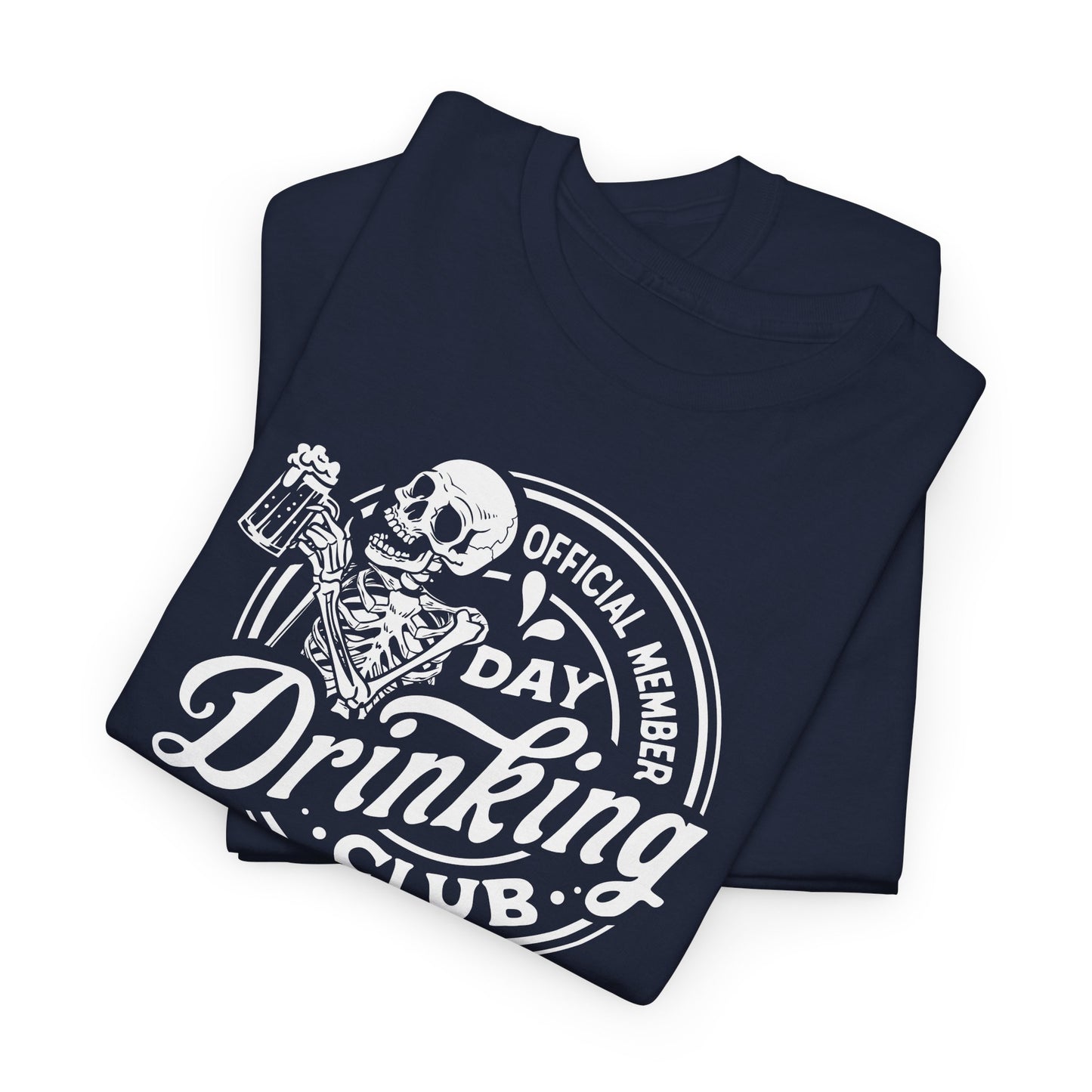 Day Drinking Skeleton T-Shirt - Snarky Graphic