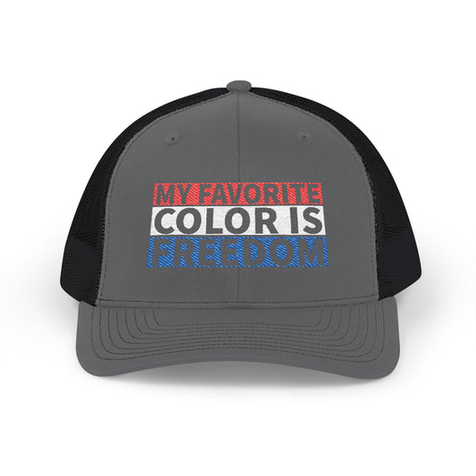 My Favorite Color Is Freedom Snapback Cap
