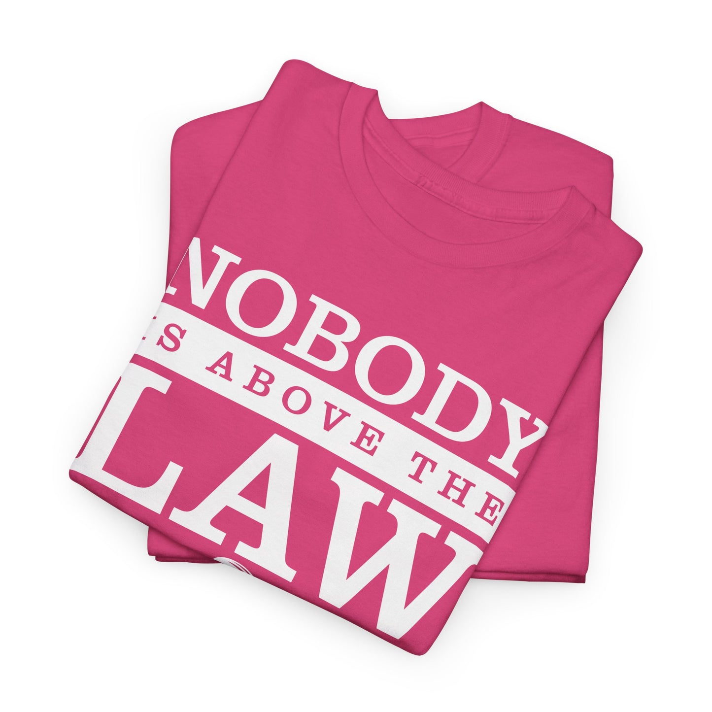 Nobody is Above the Law T-Shirt - Justice Graphic Tee