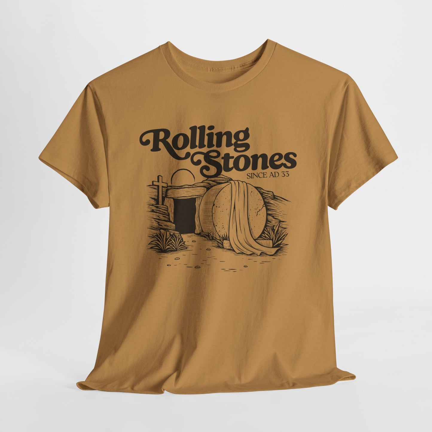Rolling Stones Since AD 33 T-Shirt - Easter Faith Graphic Tee