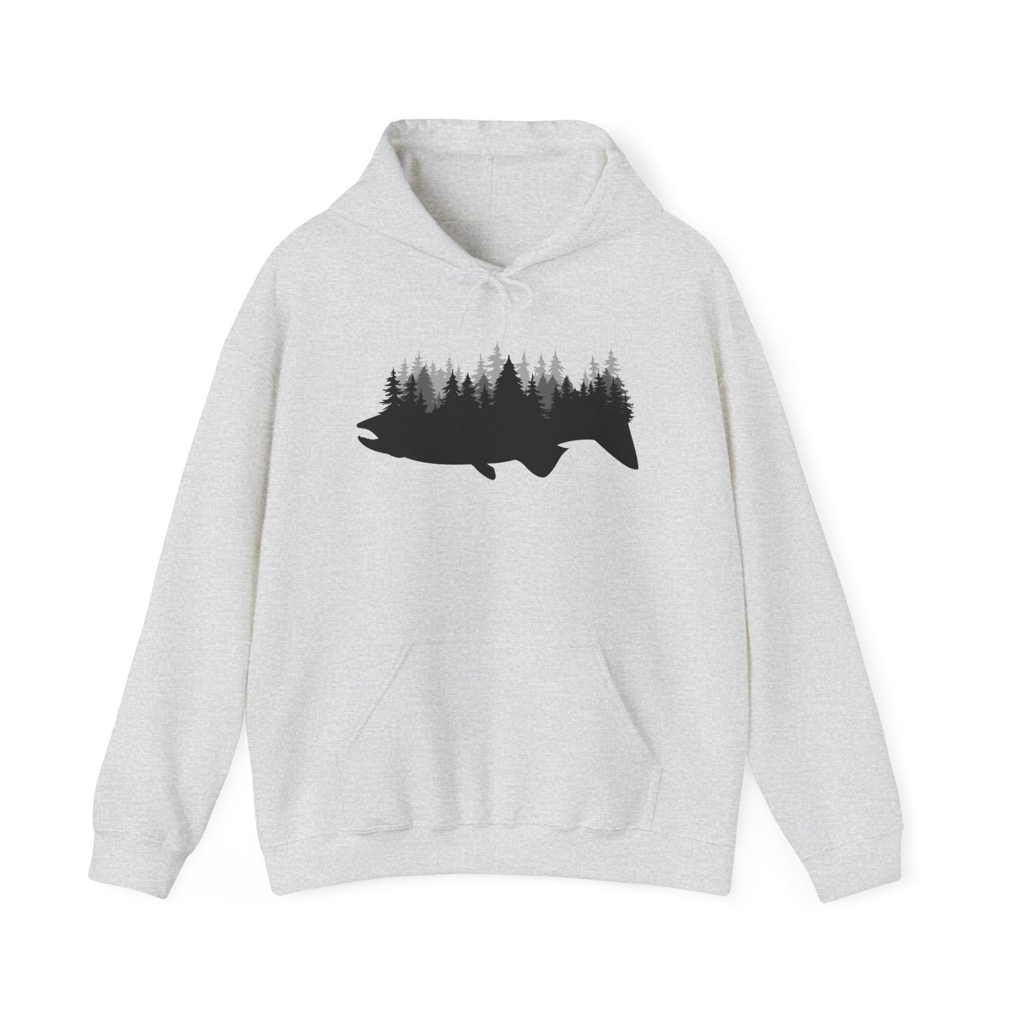 Forest Fish Silhouette Hoodie