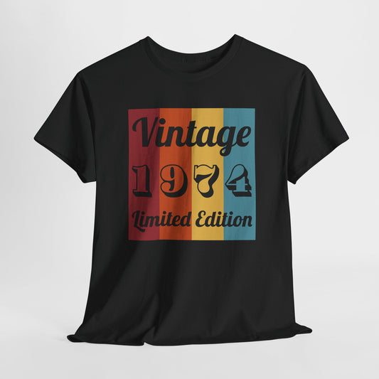1974 T-Shirt For Vintage Limited Edition TShirt For Class Reunion Shirt For Birthday T Shirt For Birth Year Shirt For Graduation Year Shirt