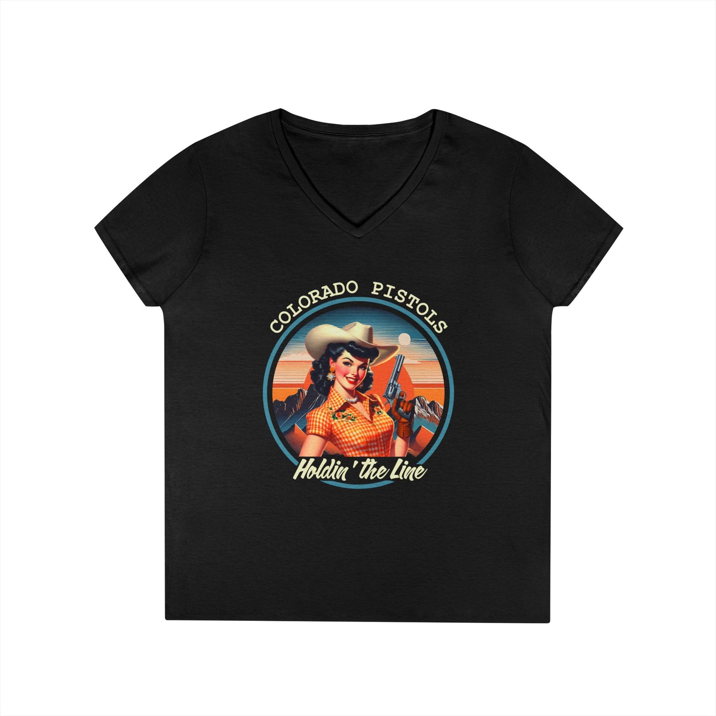 Colorado Pistols Holdin' The Line T-Shirt - Guns & Grit Tour