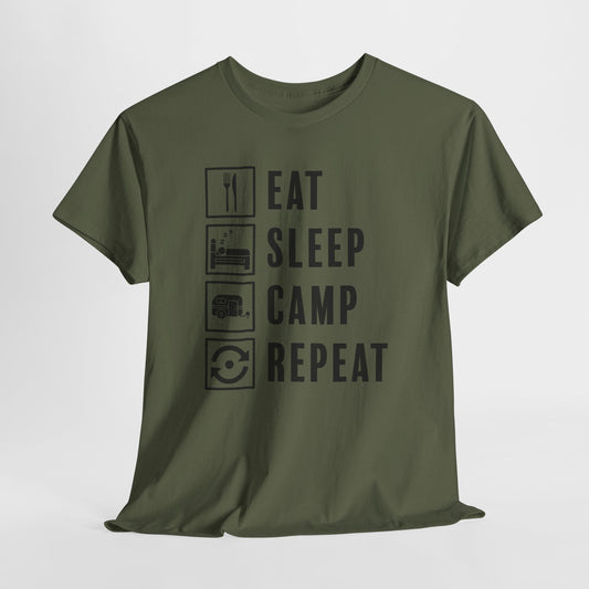 Eat Sleep Camp Repeat T-Shirt
