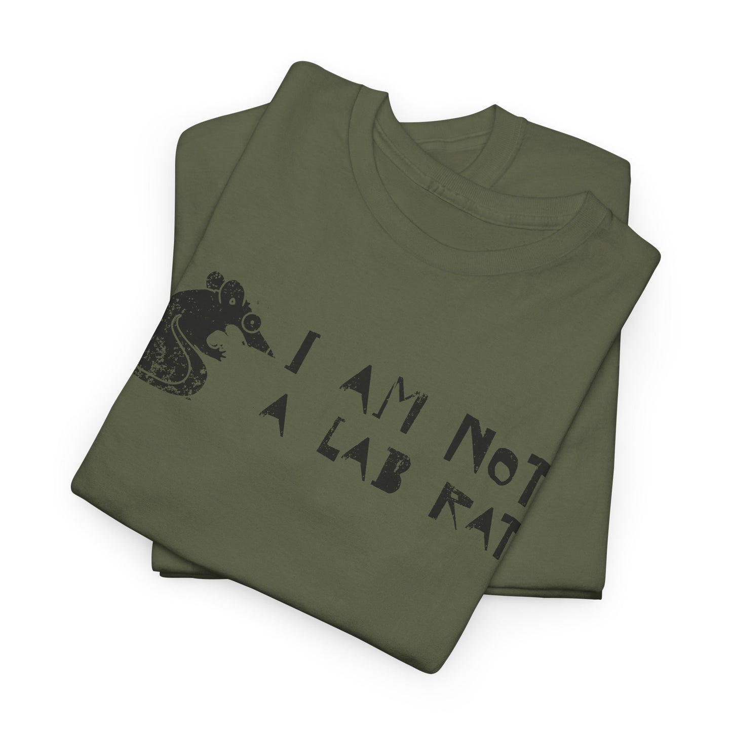 I Am Not a Lab Rat T-Shirt - Anti-Vaccine Stance Tee