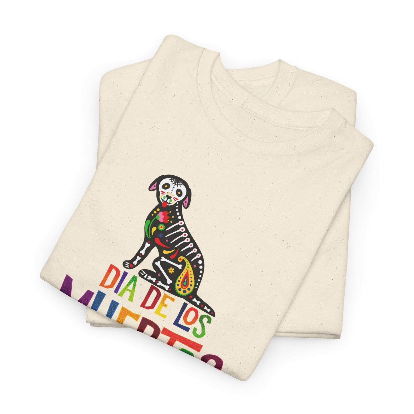 Dia de Los Muertos Dog T-Shirt - Festive Tee