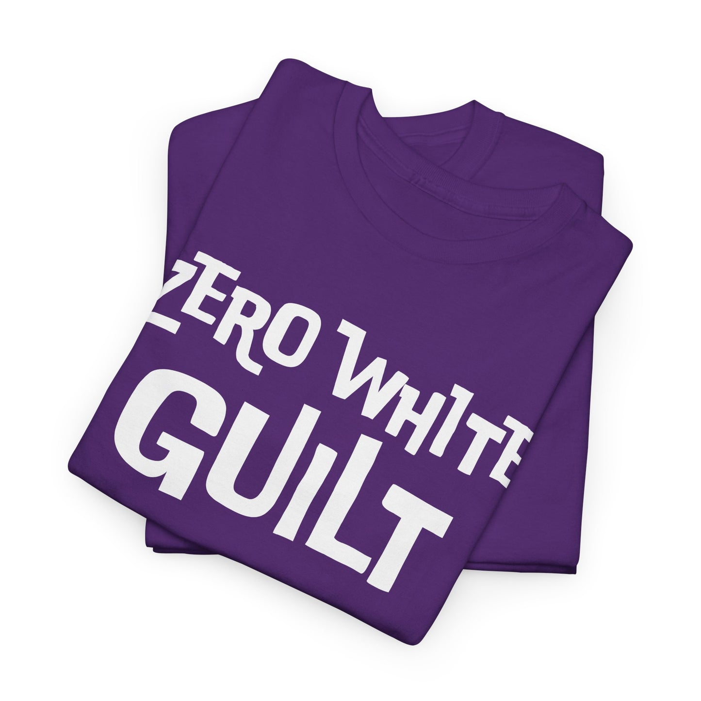 Zero White Guilt T-Shirt - Bold Stance Tee