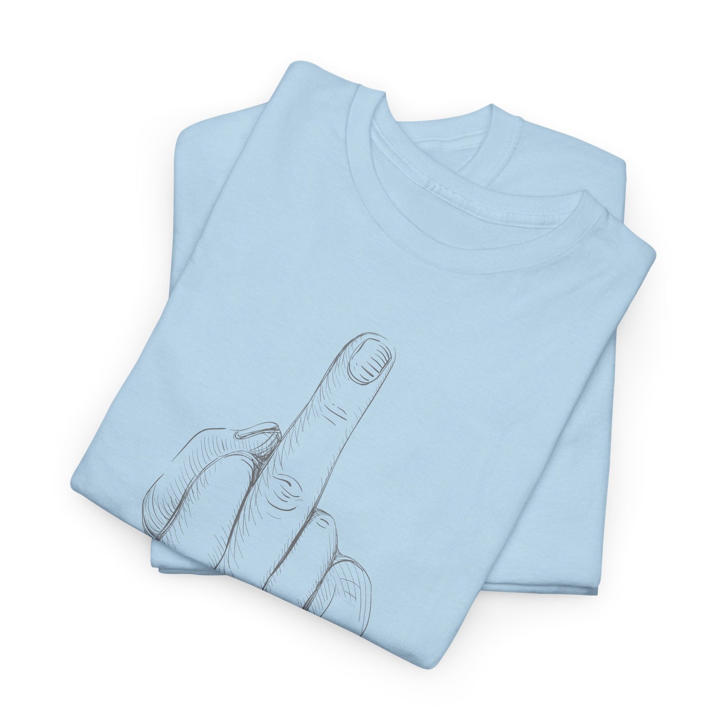 Middle Finger T-Shirt - Bold Gesture Tee