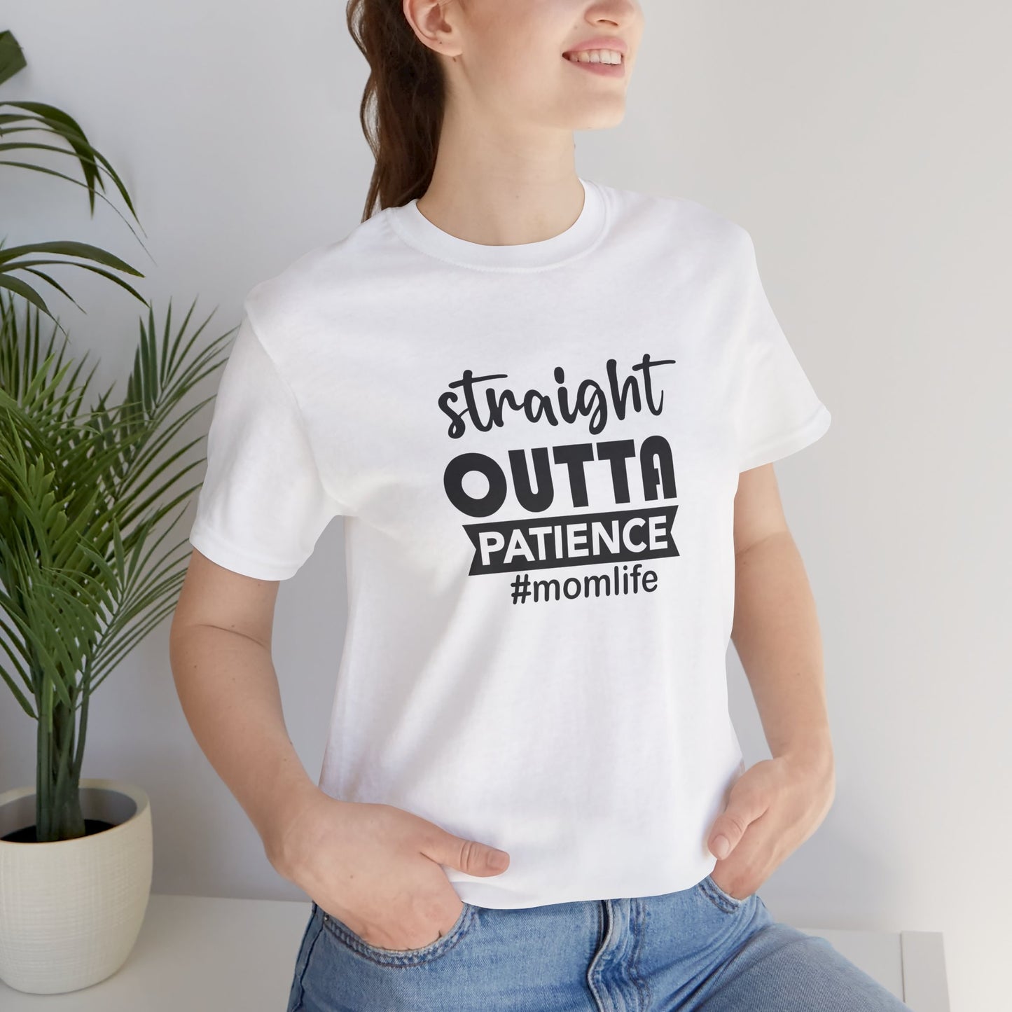 Straight Outta Patience Tee - Funny Mom Gear