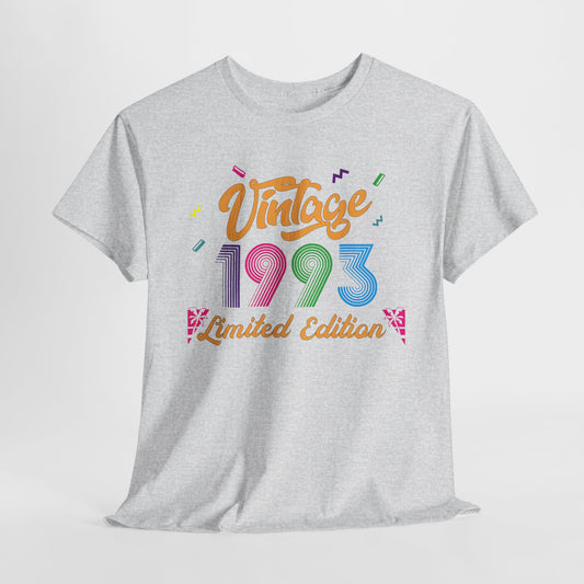 Graduation Year T-Shirt For 1993 T Shirt For Limited Edition TShirt For Class Reunion Shirt For Birth Year Shirt For Retro Birthday Gift