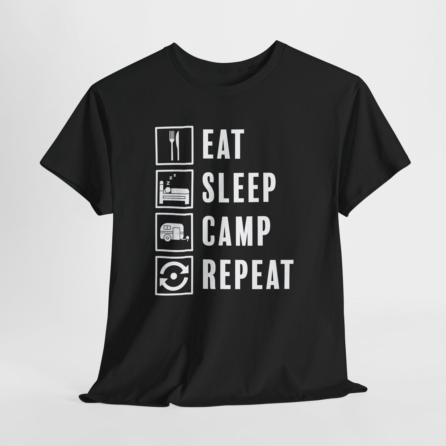Eat Sleep Camp Repeat T-Shirt
