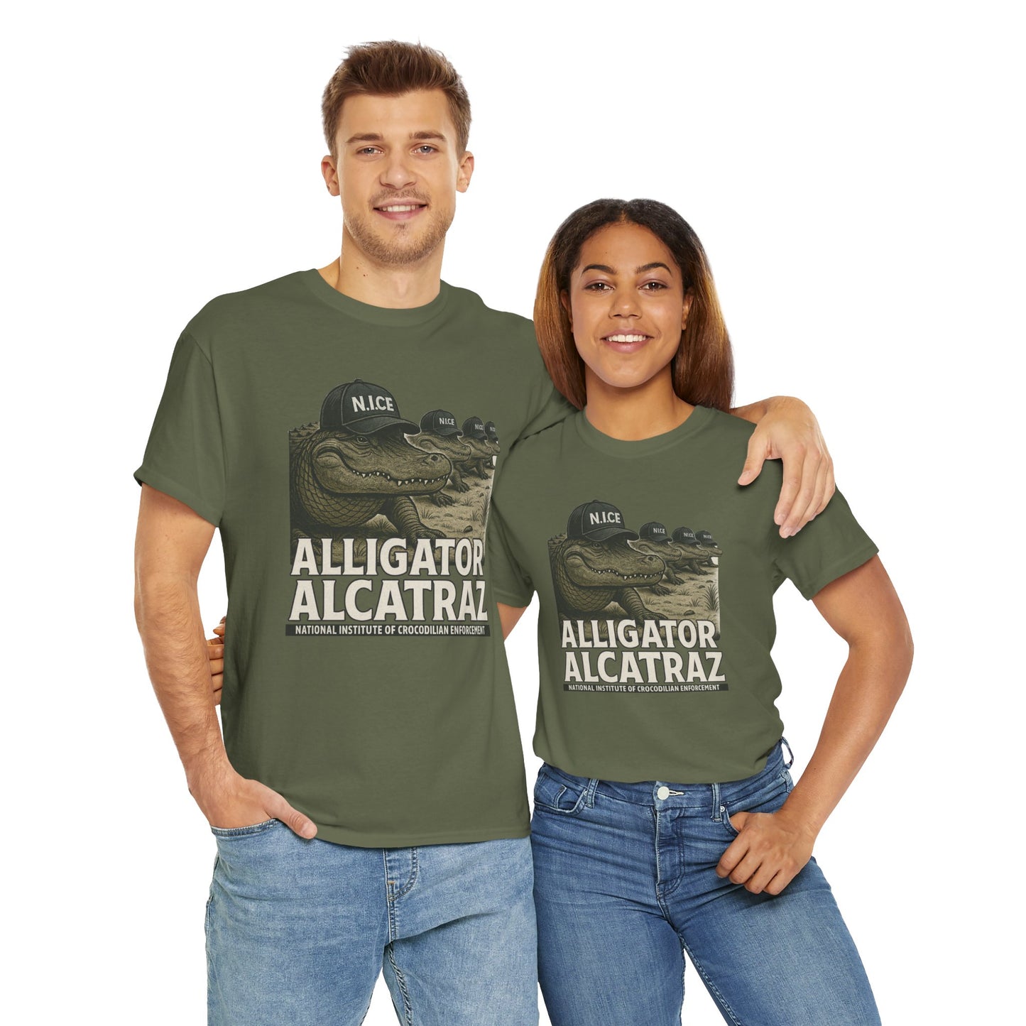 Alligator Alcatraz Crocodilian Enforcement T-Shirt