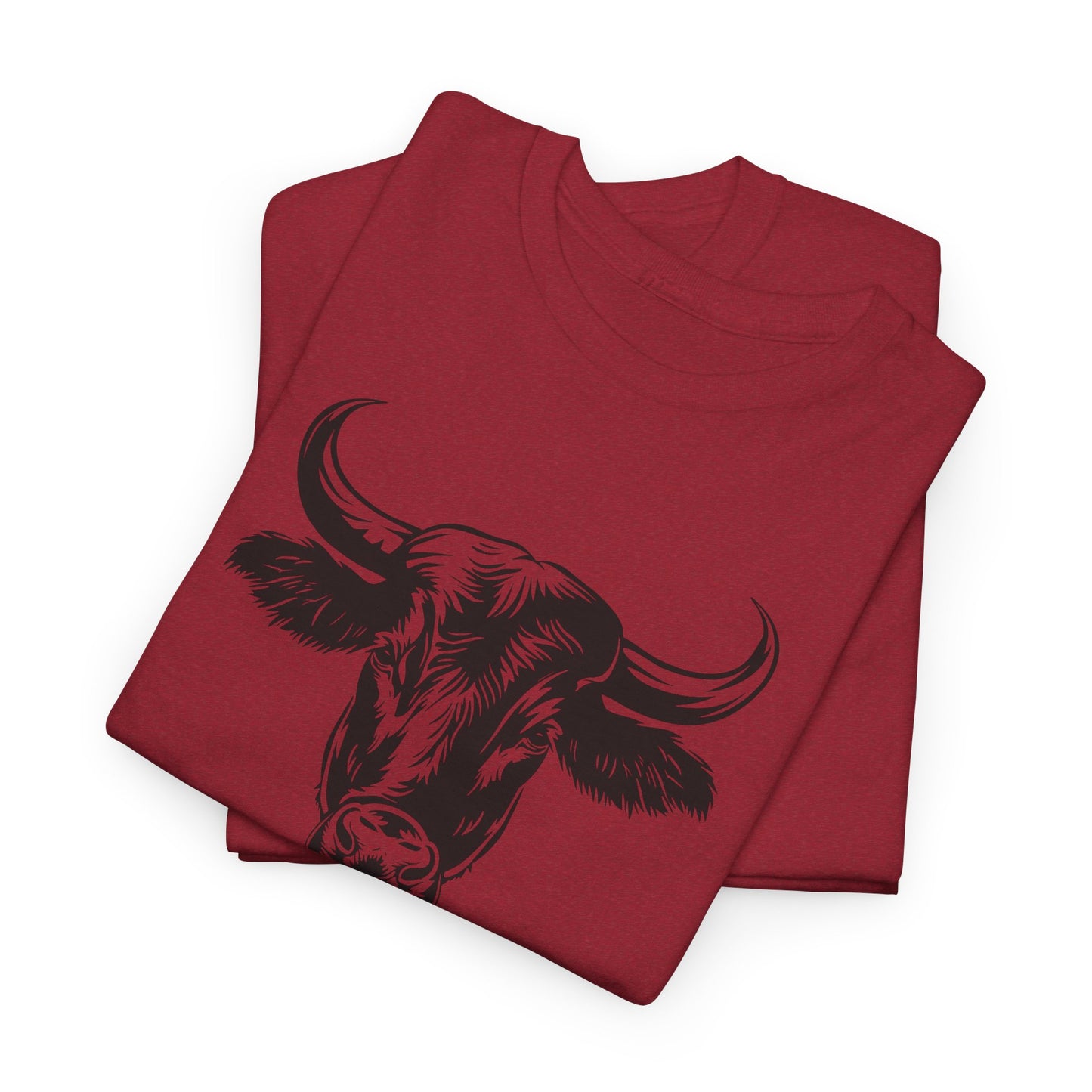 Bull Head Graphic T-Shirt - Bull Shirt Pun