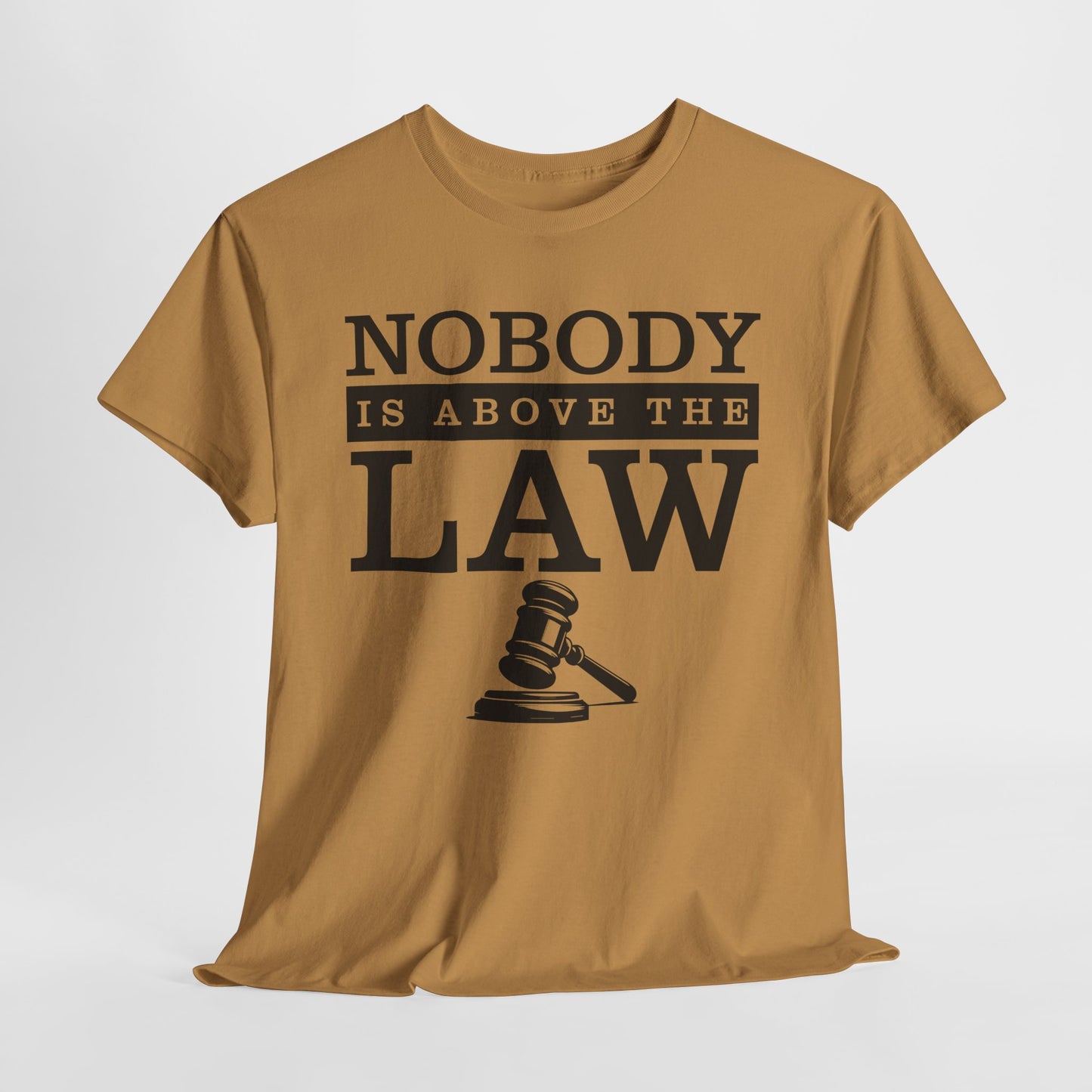 Nobody is Above the Law T-Shirt - Justice Graphic Tee