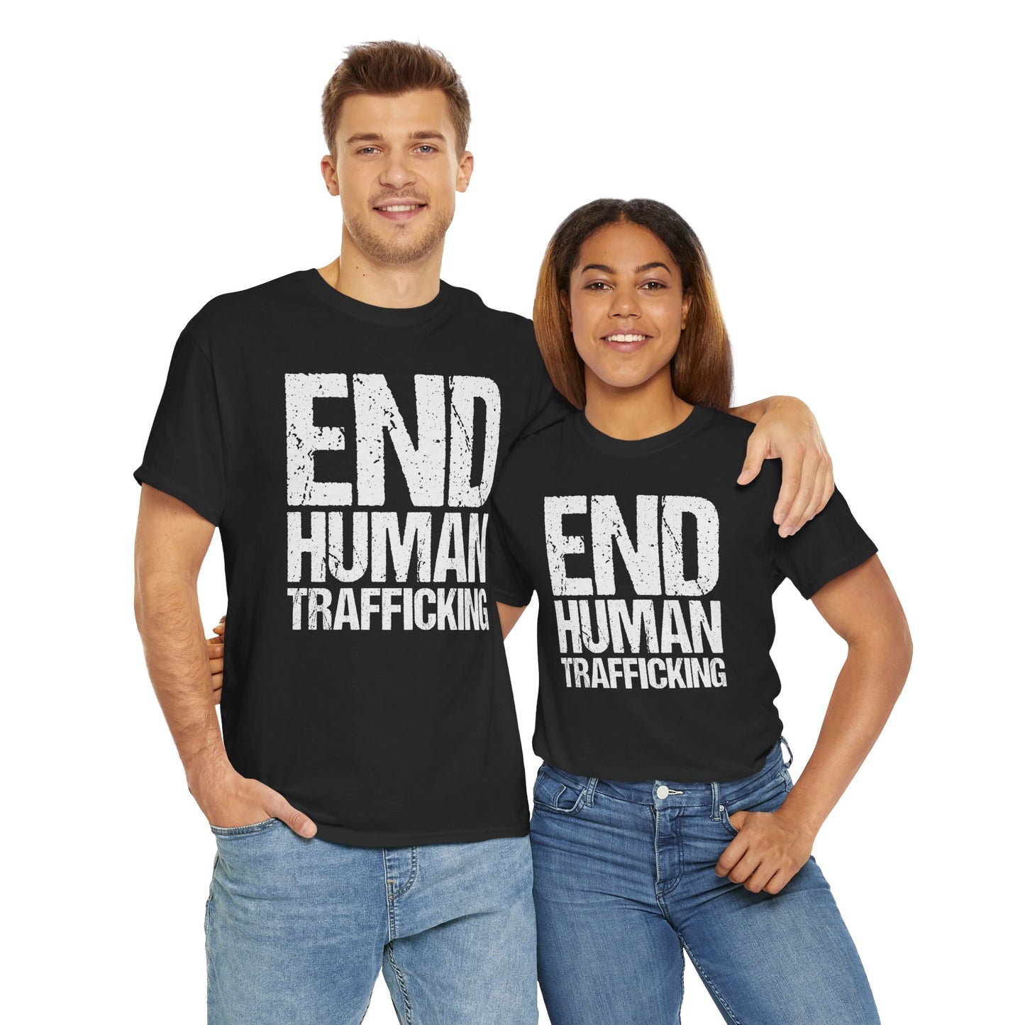 End Human Trafficking T-Shirt - Bold Awareness Tee
