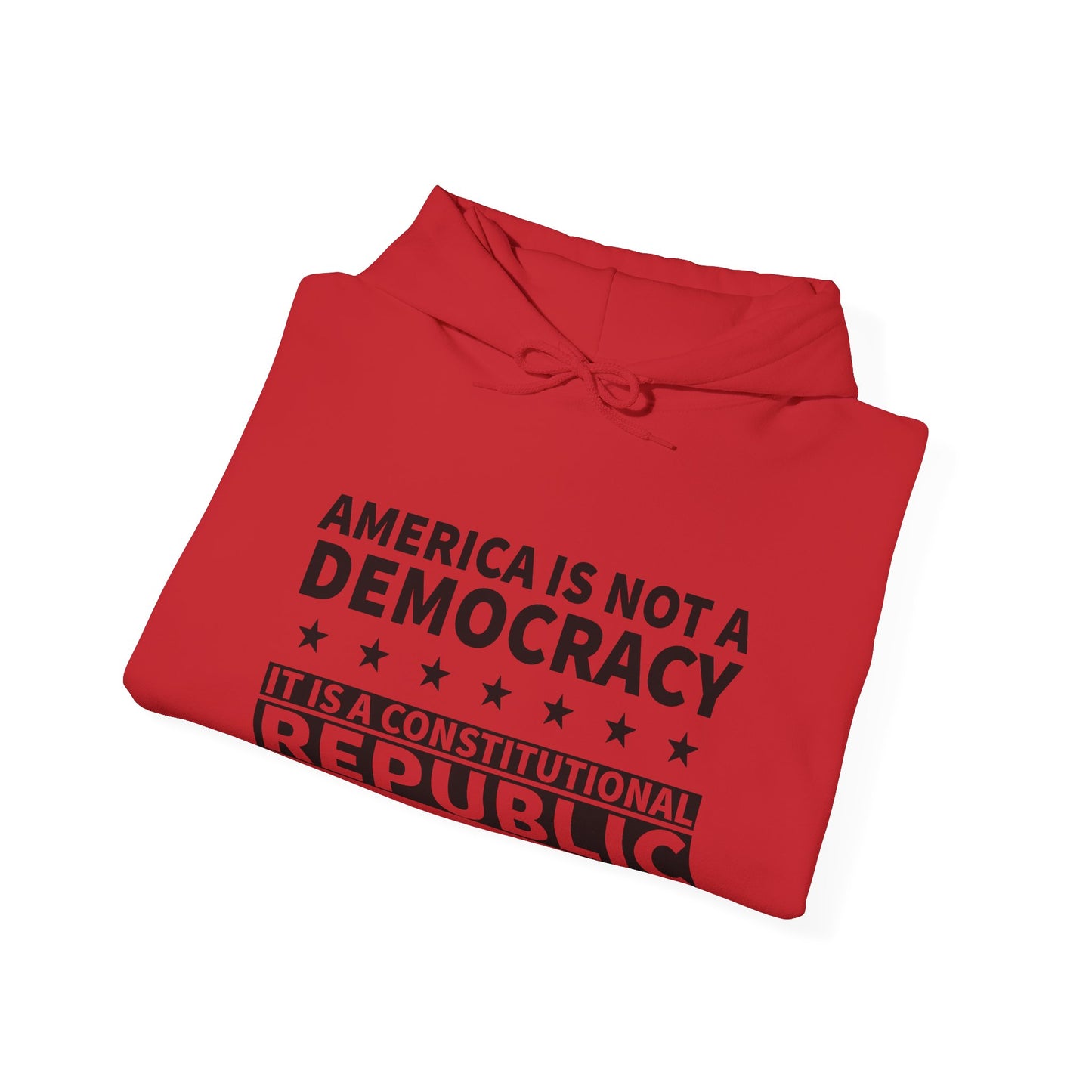 America Constitutional Republic Statement Hoodie