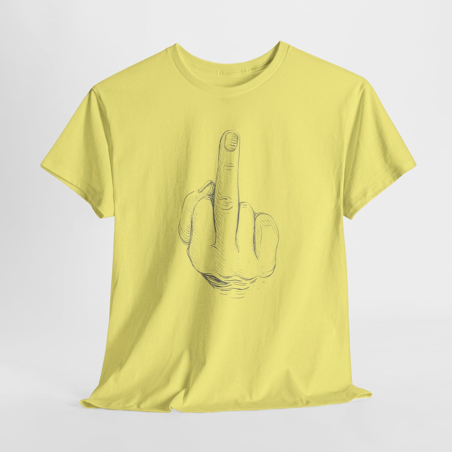 Middle Finger T-Shirt - Bold Gesture Tee