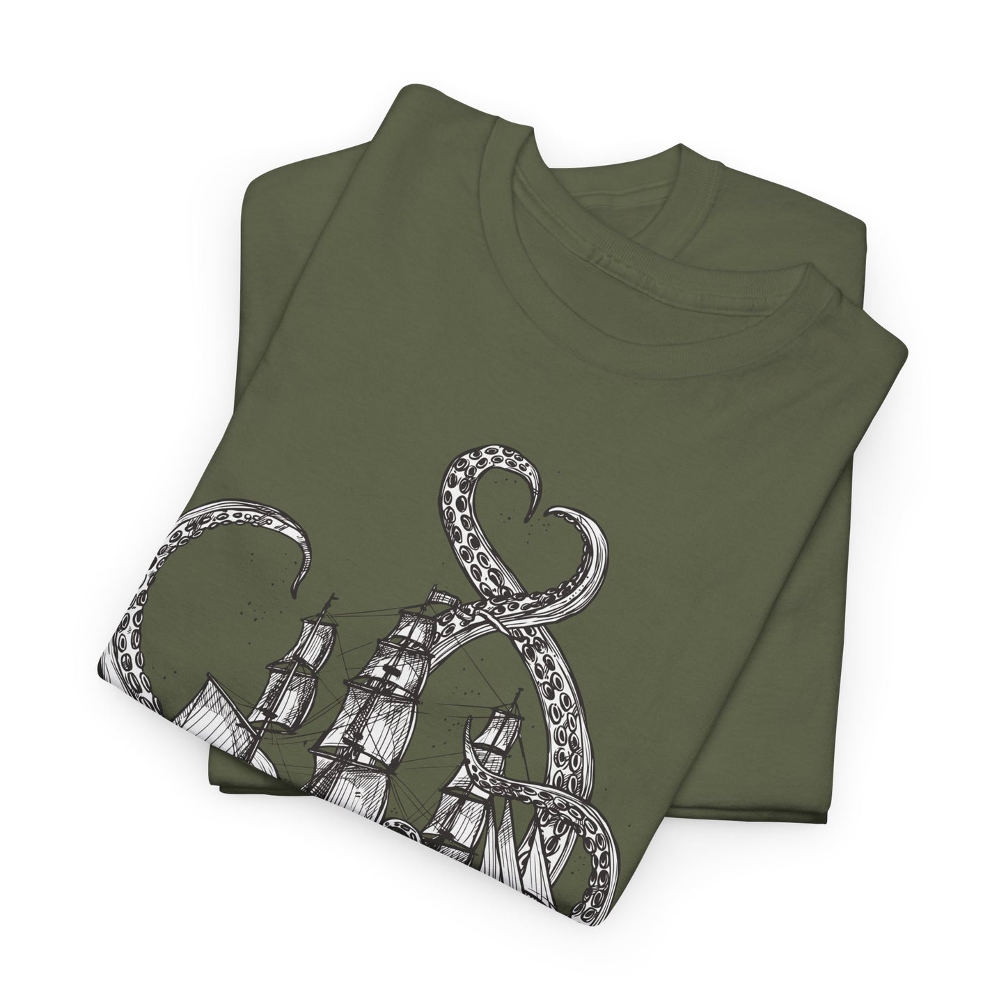 Release The Kraken T-Shirt - Political Ship & Kraken Tee